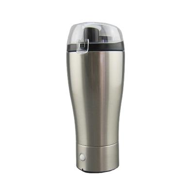 China Sustainable Electric Automatic Battery Stainless Steel Protein Powder Shaker Bottle Electric Mixing Cup for sale