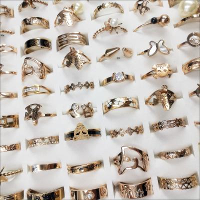 China Cheap Wholesale Bulk Lot Rings Women Men Cheap Wholesale Volume Rose Gold Stainless Steel Rings Mens Womens Bulk Lot Designer Mixed Rings for sale