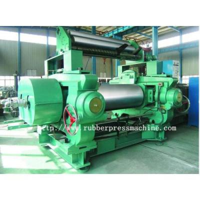 China 360mm Roll Diameter Rubber Mixing Mill Machine Perfect Emergency Stop Device for sale