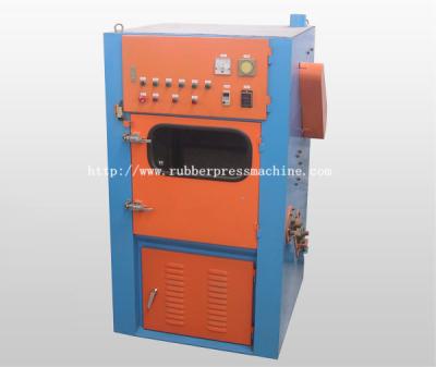 China Burr Removal Vibro Deburring Machine / Automatic Deburring Machine With High Speed Rotary Impeller for sale