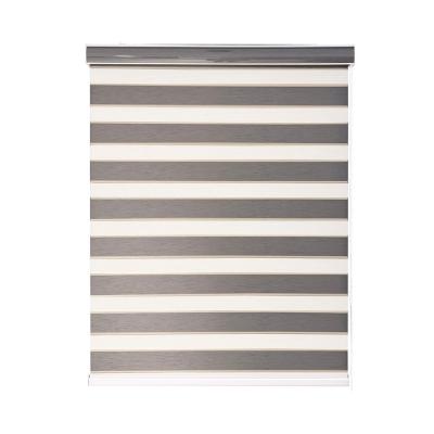 China Modern Piquant Balance Gray Fabric Zebra Blinds for sale