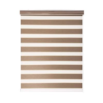 China Modern Quilting Trim Brown Fabric Zebra Blind for sale