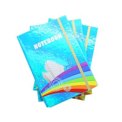 China Shiny school paper notebook hardcover book notebook laser paper notebook stationery for sale