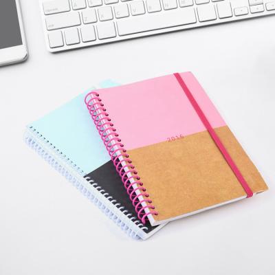 China Wholesale Spiral Design Hard Cheap Custom Spiral Coil Cover A5 Notebook for sale