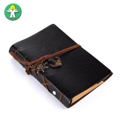 China Leather Pocket Planner Travel Loose Leaf Leather Journal Planner Hard Cover Book Planner for sale