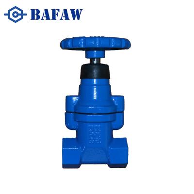 China Threaded End Resilient Seated Gate Valve for sale