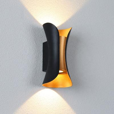 China Wholesale high quality garden through wall light ip65 cob led wall lamp outdoor waterproof creative simple modern wall lamp for sale