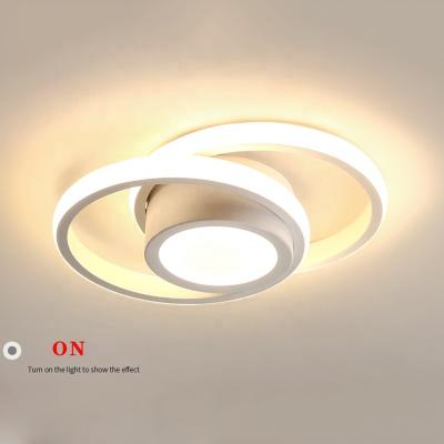 China Outdoor Mounted LED Ceiling Lamp for Corridor Balcony Black 20W 22W 32W 36W Indoor White Black 20W 22W 32W 36W Ceiling Lights for Bedroom Living Room 110-220V for sale