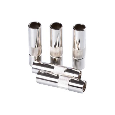 China High Quality And Reasonable Price OTC 350A / 500A U4173G01 L88mm Copper Huarui 9mm Bored Nozzles for sale