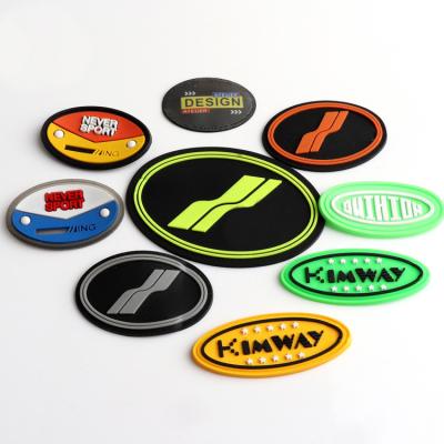 China 3D Manufacturers Bag Wholesale Apparel Accessories 3D Patches Silicone Rubber Label Soft PVC Custom Silicone Patches For Apparel for sale