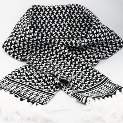 China Soft Jacquard Fashion Sports Scarf Wholesale Custom Soft Football Logo Knitted Scarf for sale