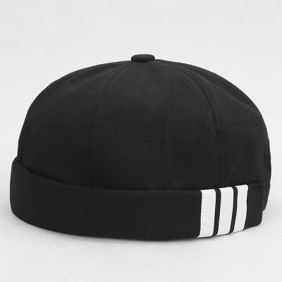 China Customized COMMON COMMON Hat Without Brim Fashion Cotton Docker Style Hat for sale