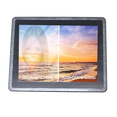 China Aluminum Alloy Embedded 10.4 Inch 1024*768 1000nits Anti-Glare Auto-Darkening With Light Sensor Touch Monitor For Outdoor Parcel Locker for sale