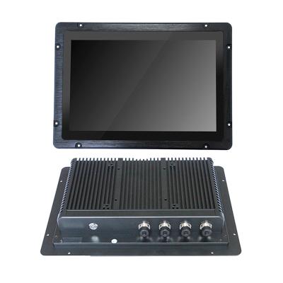 China Industrial I7-6500U 8G 256G FULL CHASSIS 10.1 Inch Anti-Glare Touch Screen High End PC IP67 M12 1000nits For Outdoor Truck for sale