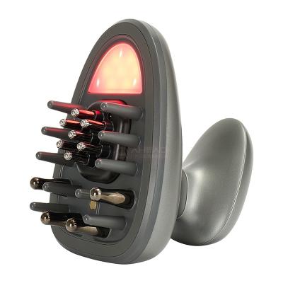 China Vibrating massage hair brush home use laser hair growth comb led hair growth laser comb red led laser light comb for hair growth for sale