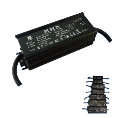 China 20W 30W 40W 45W 50W 60W 80W 100W 120W 150W 200W 240W 0-10V Dimmable Led Driver IP67 250*72*42mm for sale