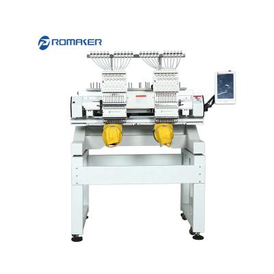 China Portable Two Head Digital Embroidery Machines Ricoma German Belt 2020 for sale