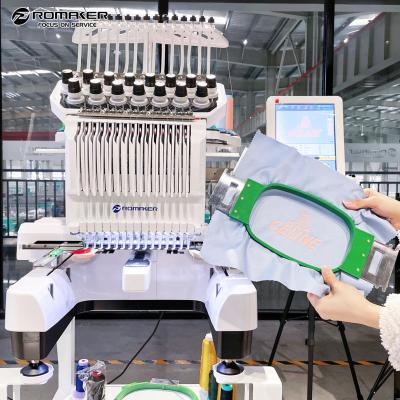 China Brother Small Automatic Digital Embroidery Machines Single Head for hats t-shirts hoodies etc for sale