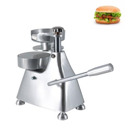 China Burger Hamburger 130mm High Efficiency Hamburger Deluxe Manual Burger Patty Press Maker for sale