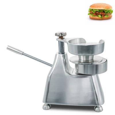 China Luxury Commercial Manual Press Patty Burger Shop Round Hamburger Shop Hand Press Forming Machine for sale