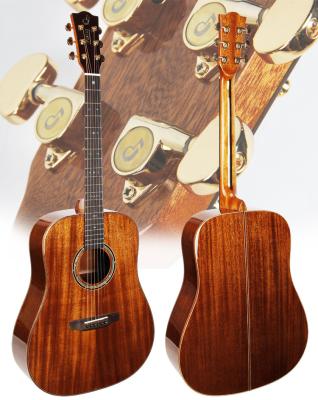 China 41 Inch Solid Mahogany - High - End Top Solid Mahogany Acoustic Guitar for sale