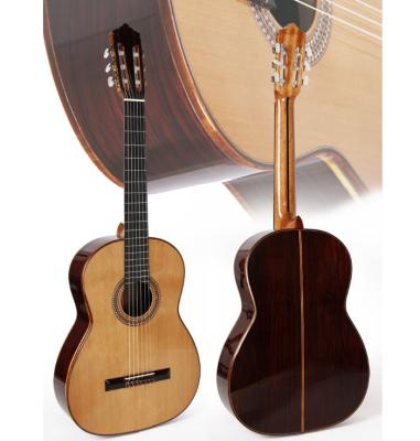 China Australia solid cedar 39 inch all handmade solid wood classical guitar for sale