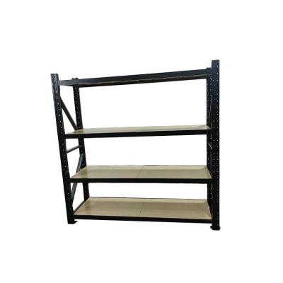 China Corrosion Protection 4 Layers 500kg Medium Heavy Duty Steel Pallet Metallic Storage Heavy Duty Rack Shelf For Warehouse for sale