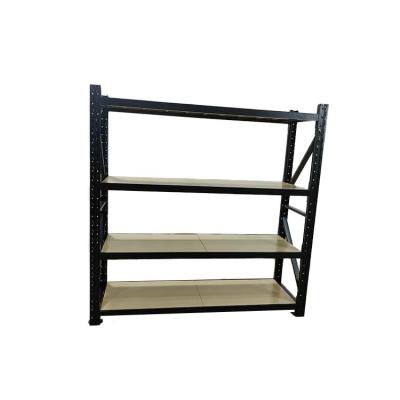 China Corrosion Protection Warehouse Medium 200kg 4-Layer Steel Pallet Heavy Duty Shelving Unit Removable Metal Shelf Rack for sale