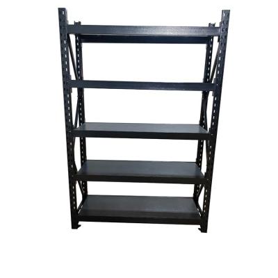 China Corrosion Protection 4-Tier 200kg Factory Warehouse Stacking Units Steel Industrial Storage Heavy Duty Rack Metal Shelves for sale