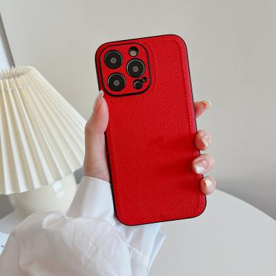 China Shockproof Classic Protective Slim Case Camera Leather Mobile Phone Cover for iphone 13 pro max for sale