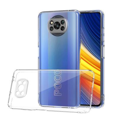 China Precision Maker Shockproof Acrylic Camera Hole Protective Phone Case For poco x3 phone case for sale