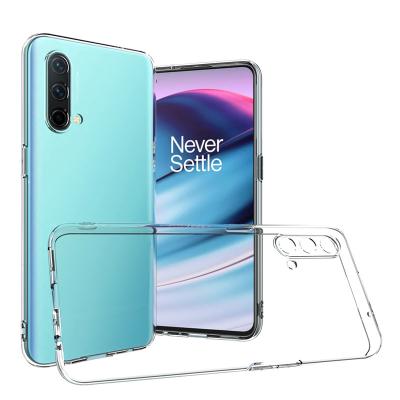 China Clear transparent soft 2.0mm shockproof shockproof tpu phone case for oneplus Nord CE 5G phone cover for sale