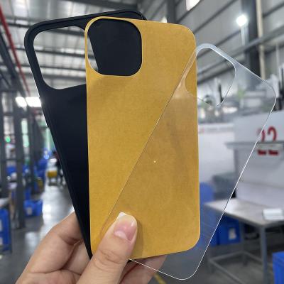 China 2D shockproof sublimation glass phone case for iphone 12 13 promax 13pro 13 cover case to sublimation for sale