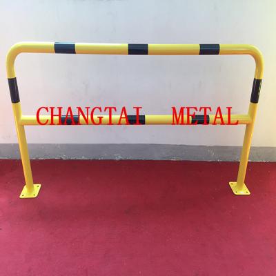 China PVC powder coated diameter: 60mm PVC plastic coated road barrier, protective barrier for sale