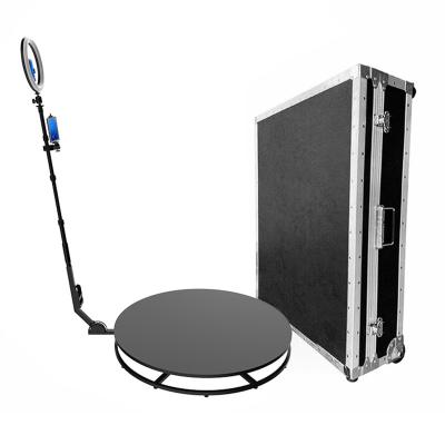 China Event/Party/Conference/Festival 360 Degree Photo Booth Auto Rotate Camera Slow Motion Rotating Portable Photobooth Props for Party and Events for sale