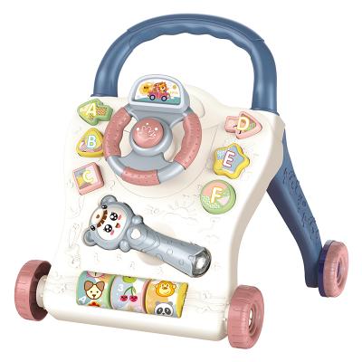 China Wholesale Baby Walker Toys 3+ Music Light Steering Wheel New Andador Infantil for sale