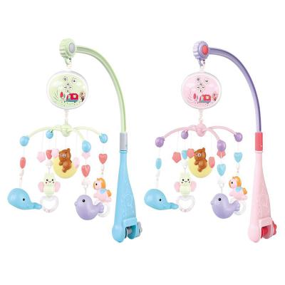 China Toy New Design Lovely Musical Electric Hanging Rattle Follow Mobile Crib Bell Toy For Infant for sale