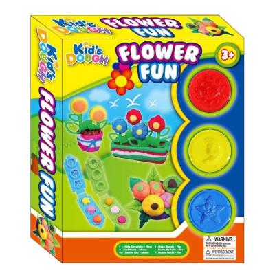 China New Flower Garden Plant 3+ Diy Mud Educational Play Dough Toys Set Children for sale