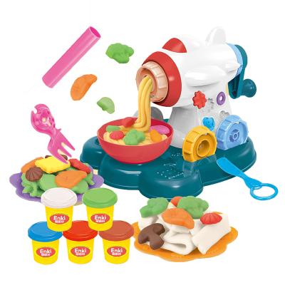 China Wholesale New 3+ Arcilla 5 Colors Flat Noodle Machine Game Dough Toys Set Children for sale