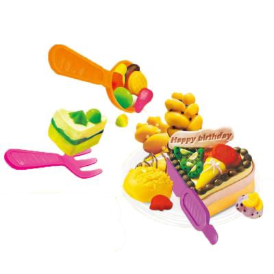 China Wholesale New Cake 3+ Food Kitchen Clay DIY Play Dough Baking Toys Set Children for sale