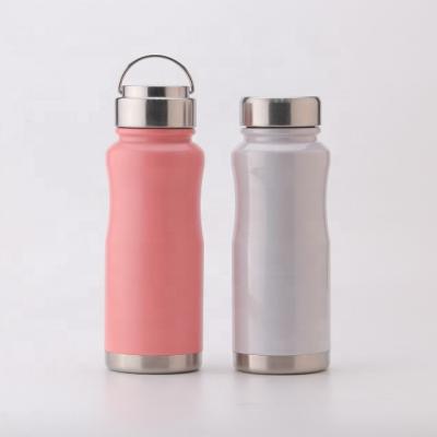 China Double Wall Powder Coated Travel Flask,Stainless Steel Vacuum Insulated Water Bottle for sale