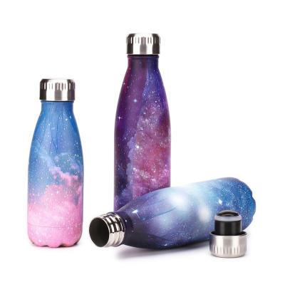 China Double wall kids water bottle Eco-friendly Feature and Water Bottle Drinkware Type Stainless Steel Flask With Lid for sale