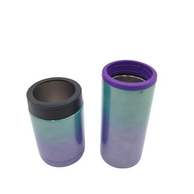 China Stainless Steel Insulated Bottle Cooler Mini Cooler 12oz Slim Can Cooler for sale