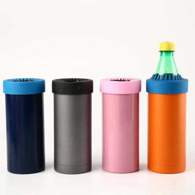 China Insulated Vacuum Stainless Steel 12oz Slim Holder Can Cooler Sleeve Beer Cooler for sale