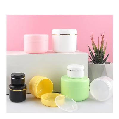 China Good Price Round Plastic Cosmetic Candy Color Cream Jar 10g 30g Jars PP Material for sale