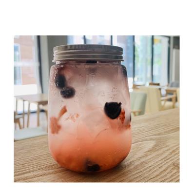 China Public Custom Transparent Plastic Juice Water Bottle Drinking Bottle Small Swivel Lid for sale