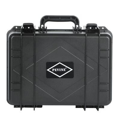 China Hardware Tools Tool Case Professional Plastic Tool Storage Boxes Storage Wholesale Empty Black Custom Logo for sale