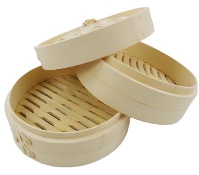 China Sustainable Bamboo Steamer Bamboo, 2 Row 10