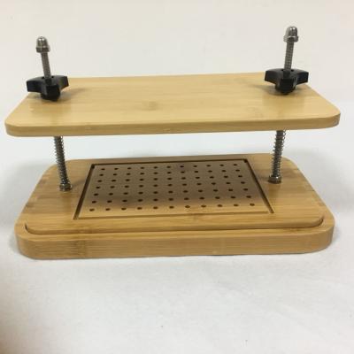 China Viable Bamboo Tofu Drip Block Press Tofu Press Power Single Tofu Sieve Presser for sale