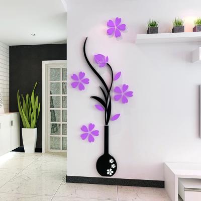 China Waterproof+Eco-friendly Home Decor Acrylic Stickers Living Room Wall Stickers for sale